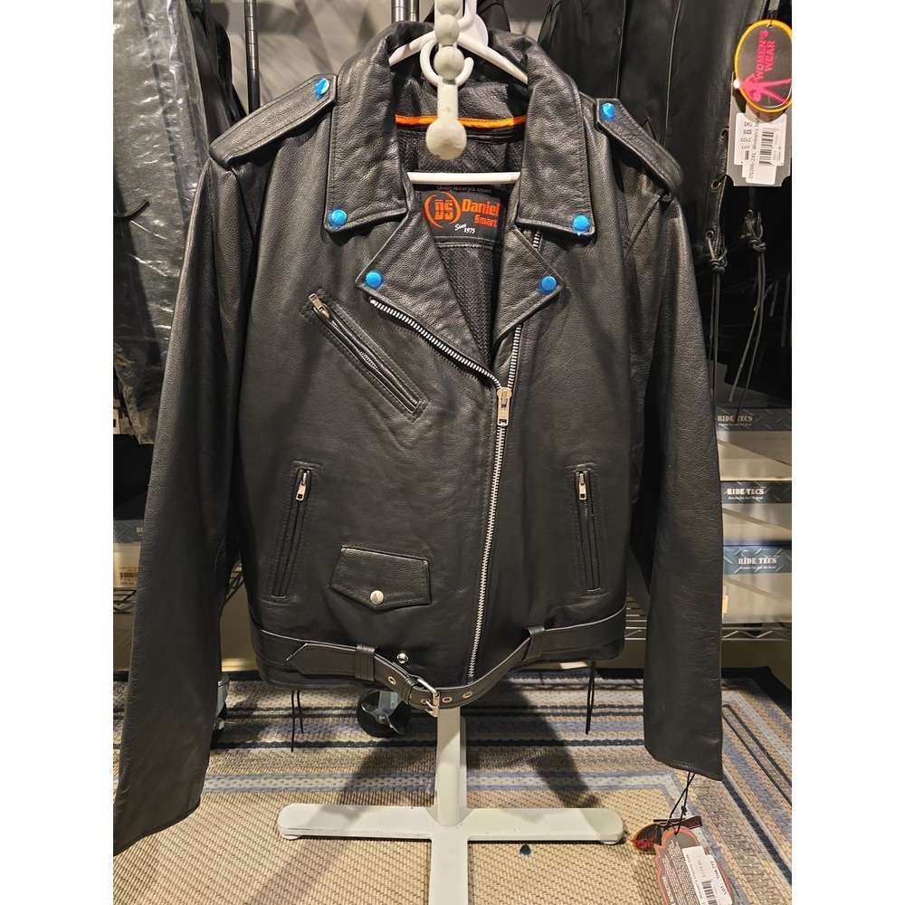 Daniel Smart DS831 Rogue Empress Womens Motorcycle Riding Leather Jacket 3XL